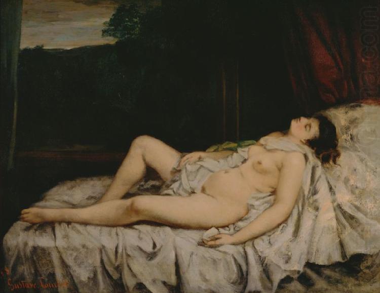 Gustave Courbet Sleeping Nude china oil painting image